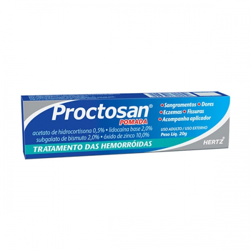 Proctosan 0,5% + 2% + 2% + 10% 20g