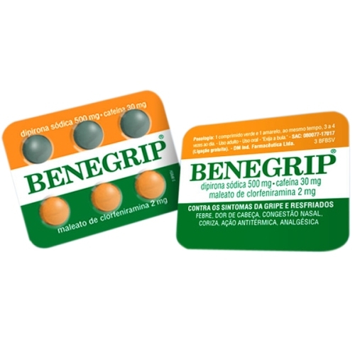 Benegrip com 6 Comprimidos