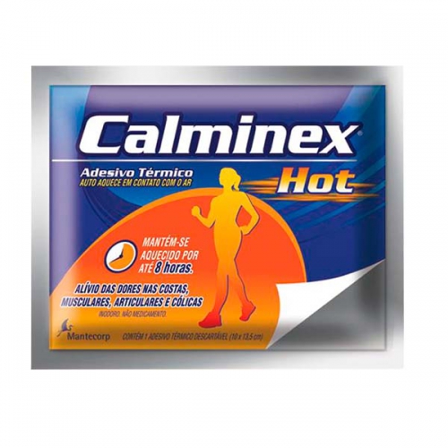 Calminex Hot Sache com 1 almofada termica adesiva