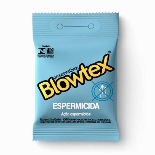 Preservativo blowtex espermicida com 3 unid.