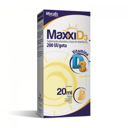 Maxxi D3 Gotas Com 20ml