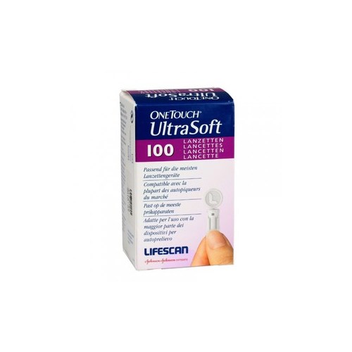 Lancetas Ultrasoft One Touch 100 Lancetas