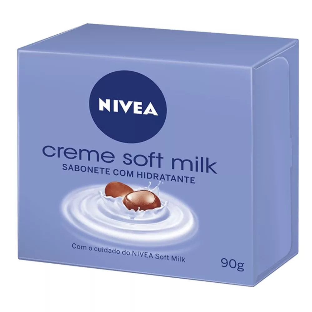 Sabonete Barra Nivea Soft Milk 90g