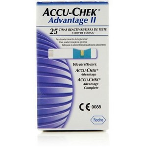 Accu-chek advantage com 25 tiras