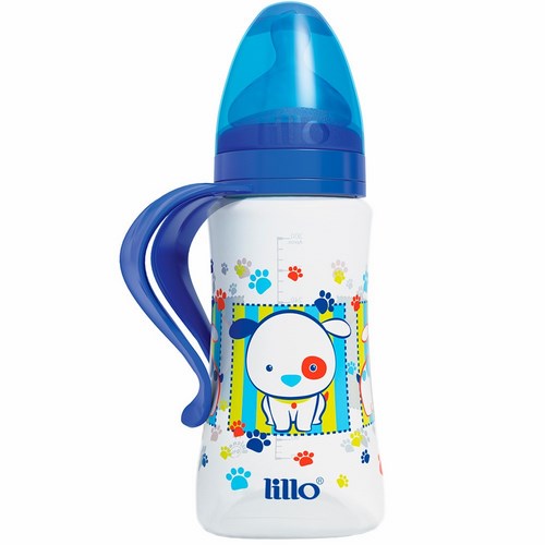 Mamadeira Lillo Design Fashion Ortodontica Azul 300ml