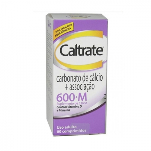 Caltrate m 600 mg + minerais com 60 comprimidos