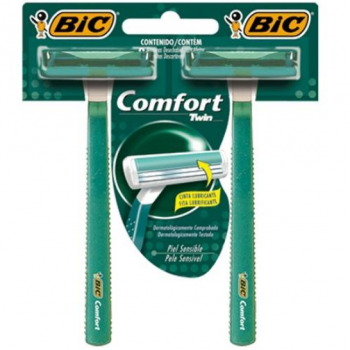 Aparelho de Barbear Bic Comfort 2 - pele sensivel com 2 unidades