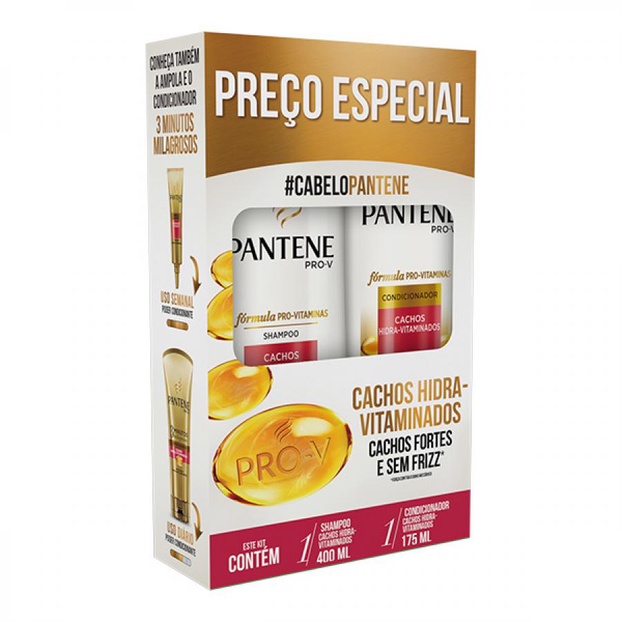 PANTENE CACHOS HIDRA VITAMIN KIT SH400ML COND175ML