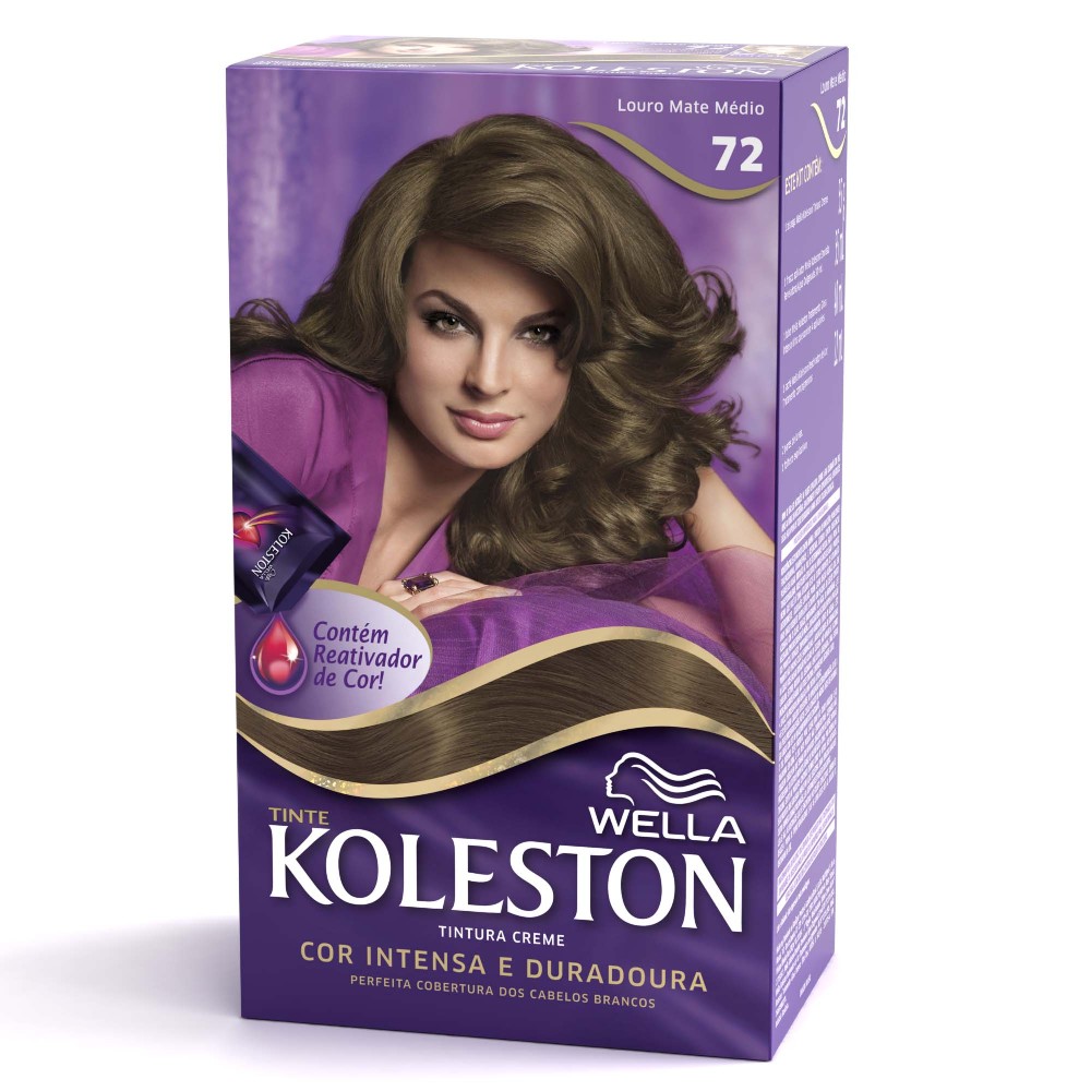 Tintura Koleston 72 Louro Mate Medio