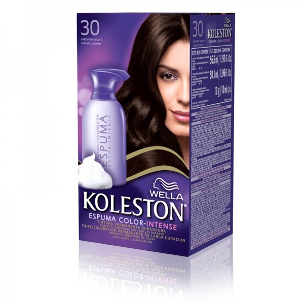 Tintura Koleston Espuma 30 Castanho Escuro