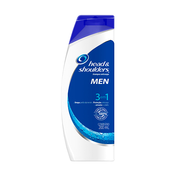 Shampoo Head e Shoulders Anticaspa 3 em 1 Men 200mLL