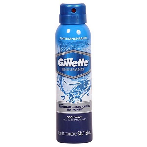 DESODORANTE AEROSOL GILLETTE ENDURANCE COOL WAVE 93G