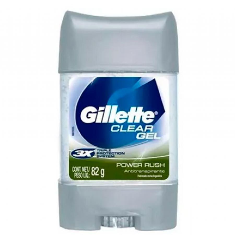 DESODORANTE STICK GILLETTE CLEAR POWER RUSH 82G