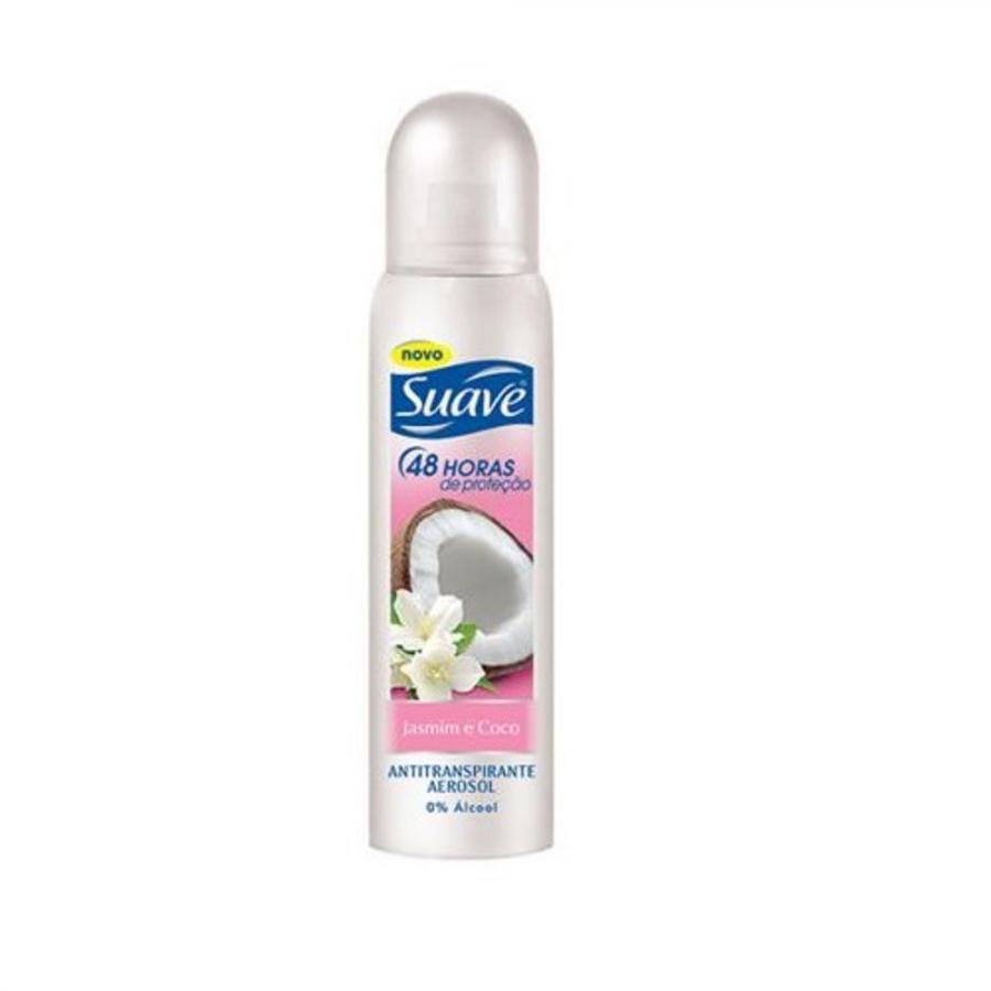 DESODORANTE AEROSOL SUAVE JASMIM E COCO 162ML