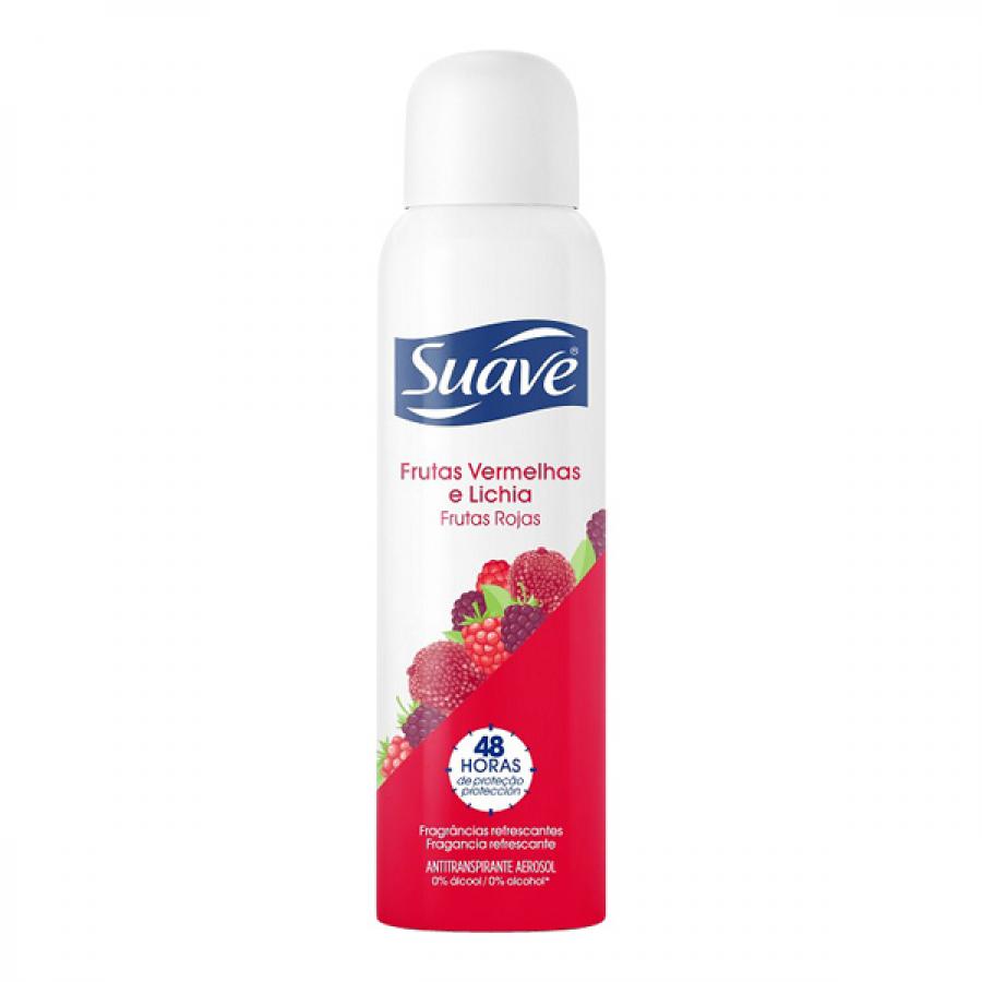 Desodorante Aerosol Suave Frutas Vermelhas e Lichia 150ml