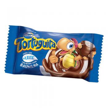 Chocolate Tortuguita Arcor Chocolate Com Recheio de Baunilha 19g