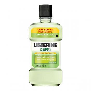 Solucao Bucal Listerine Zero Menta Verde 500Ml