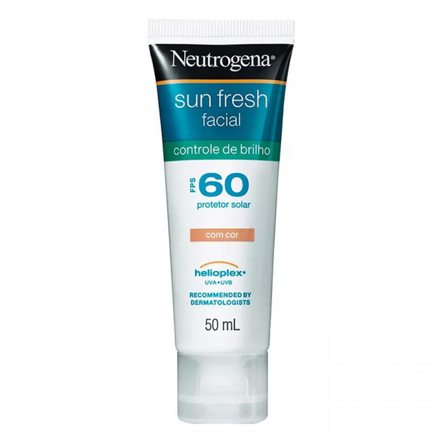 PROTETOR SOLAR NEUTROGENA SUNFRESH FPS60 COM COR 50ML