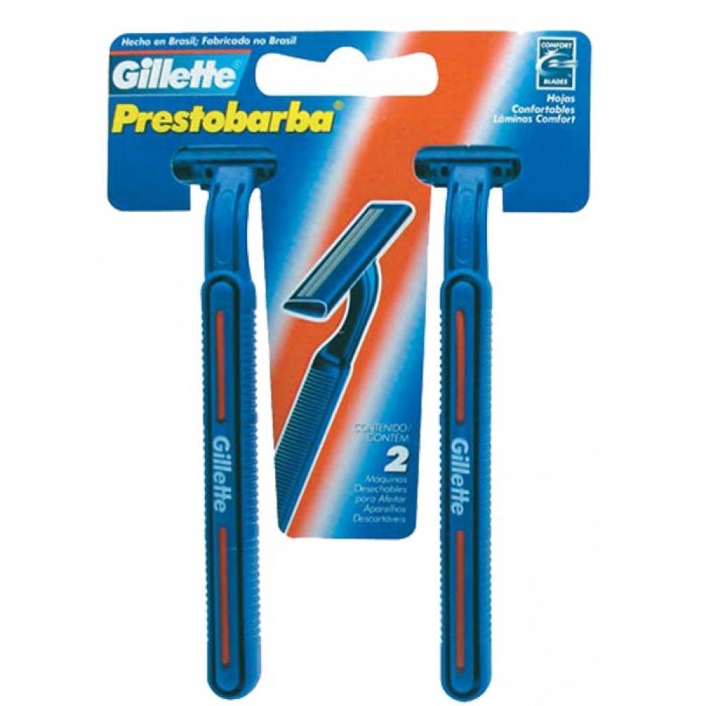 Aparelho Gillette Prestobarba Regular 2 Unidades