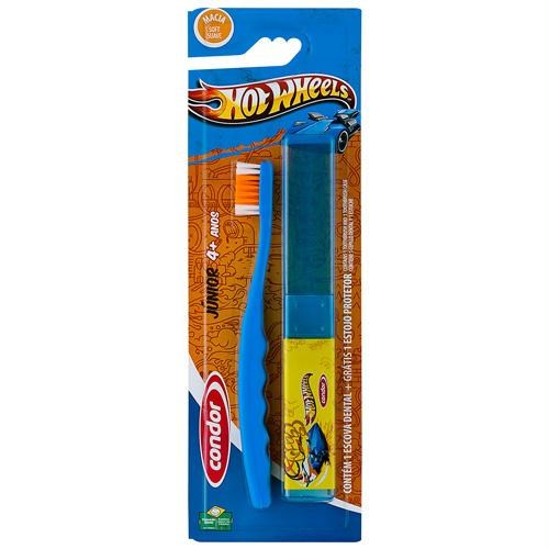 ESCOVA DENTAL Condor Hot Wheels Junior Com 1 Unidade