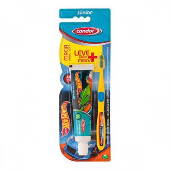 ESCOVA DENTAL CONDOR JUNIOR HOT WHEELS + GEL DENTAL