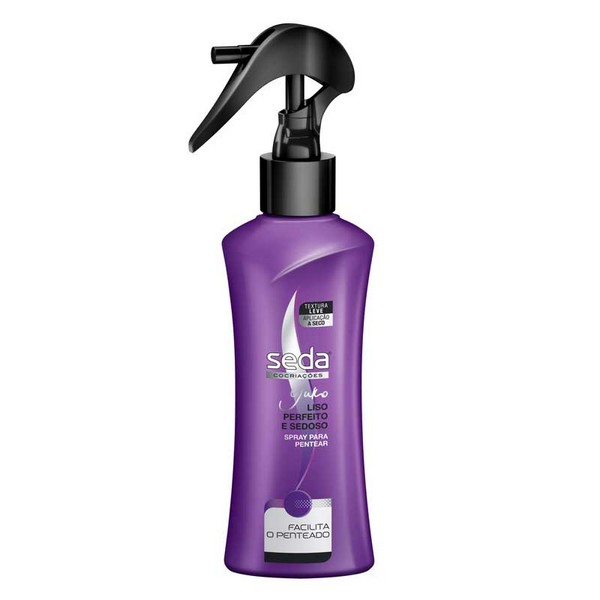 Creme De Pentear Seda Spray Liso Perfeito e Sedoso 150ml