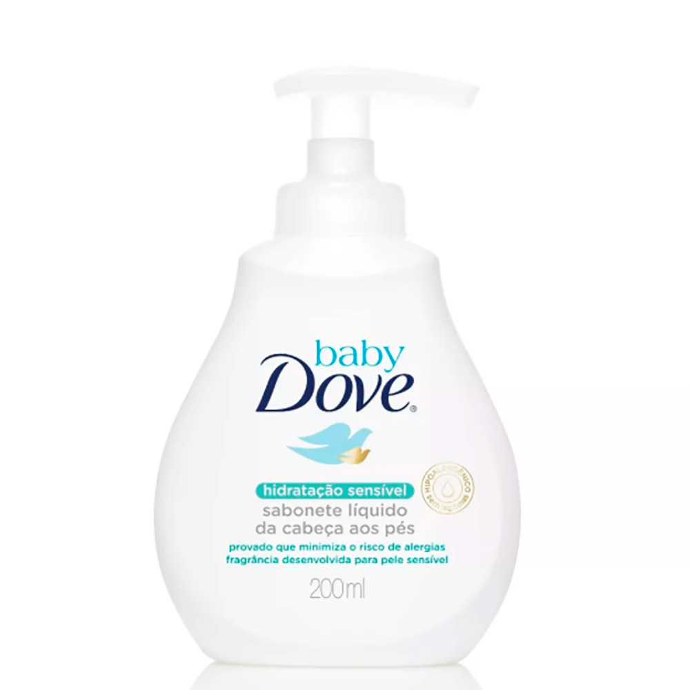 Sabonete Dove Baby Hidratacao Sensivel 200ml