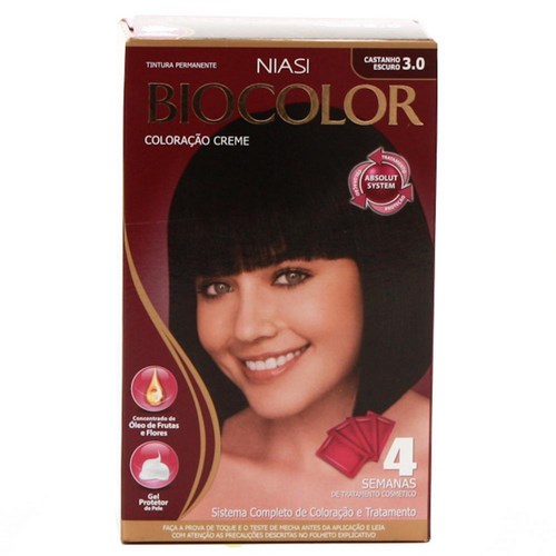 Tintura BioColor Creme 3.0 Castanho Escuro