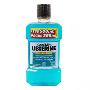 Enxaguatorio Bucal Listerine Cool Mint L500P350M