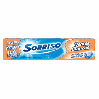 Creme Dental Sorriso Dentes Brancos 1 unidade com 180g