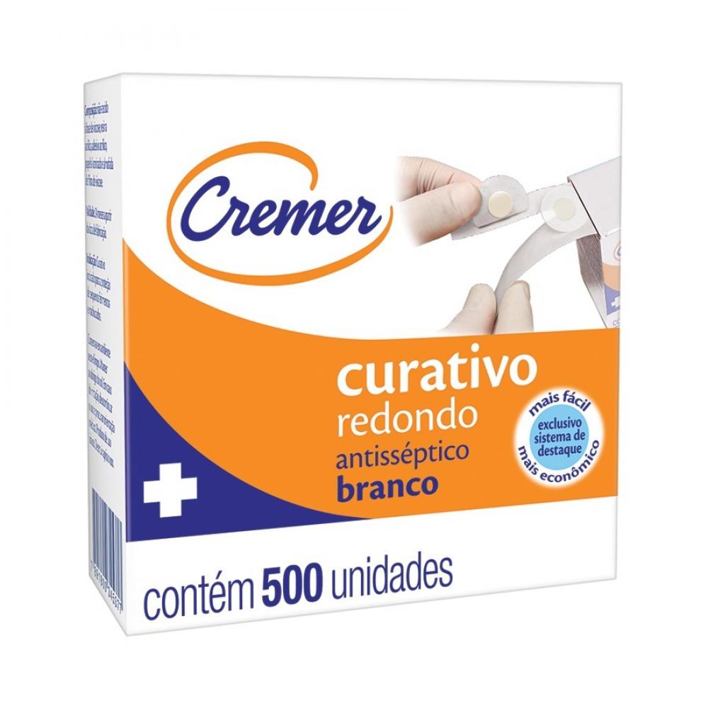 Curativo Redondo Antisseptico Cremer Com 500 Unidades