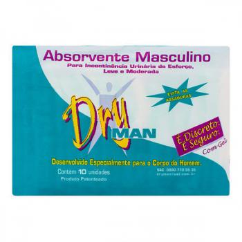 Absorvente Geriatrico Masculino Dry Man 10 unidades