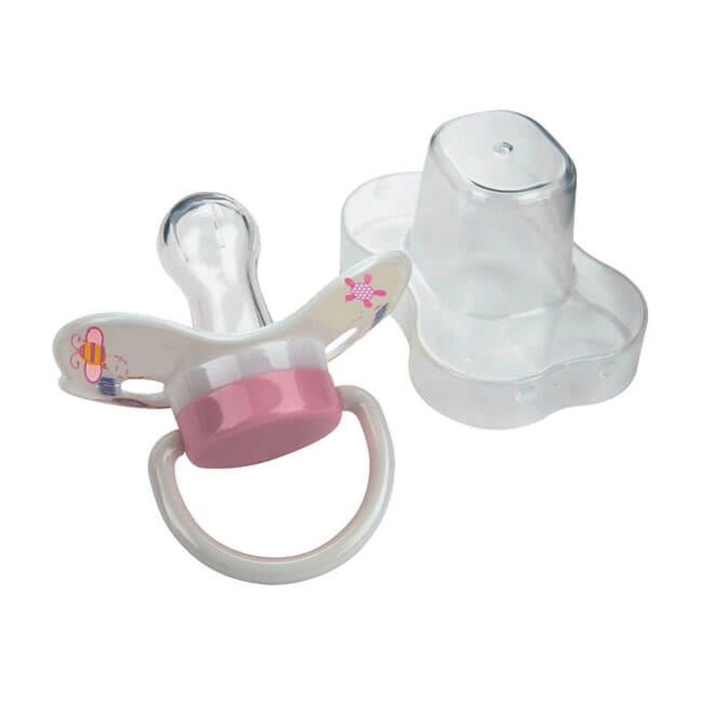 CHUPETA KUKA DECORADA BRANCO ROSA (COD:2288)