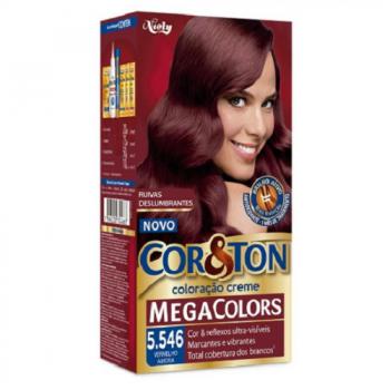 Coloração Creme Cor&Ton 5.546 Vermelho Amora Niely