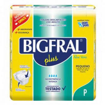 Fralda Geriatrica Bigfral Plus P 10 Unidades