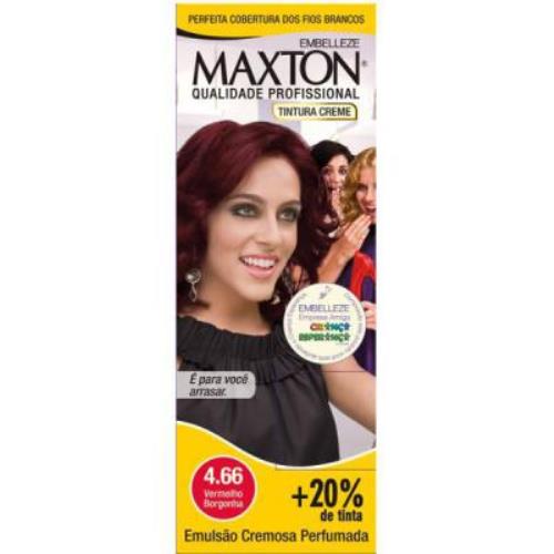 Tintura Maxton Creme 4.66 Vermelho Alegria