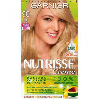 Tintura Garnier Nutrisse 90 Areia Louro Muito Claro