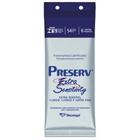 Preservativo Preserv Extra Sensitive Com 6 Unidades