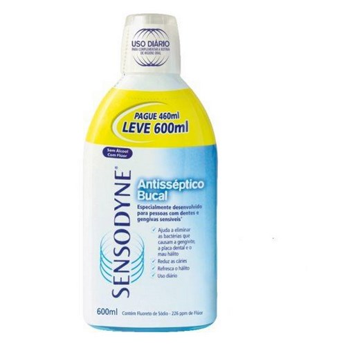 Enxaguatorio Sensodyne Pague 460ml Leve 600ml