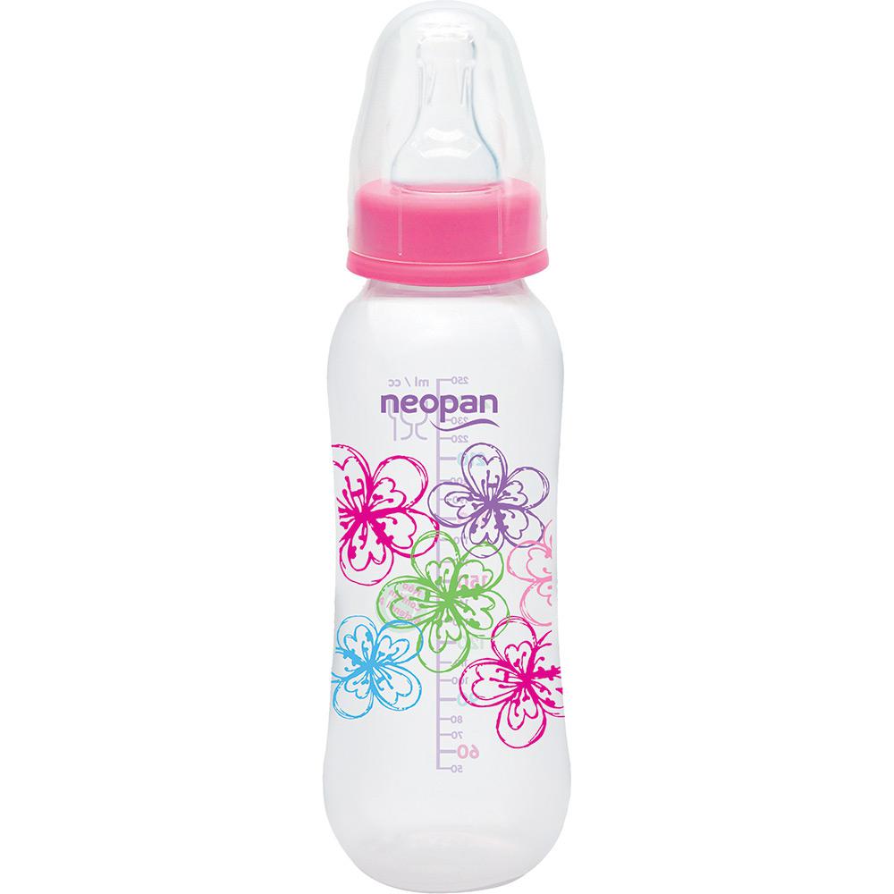 MAMADEIRA NEOPAN CRIATIVA CONVENCIONAL ROSA 250ML REF.2252
