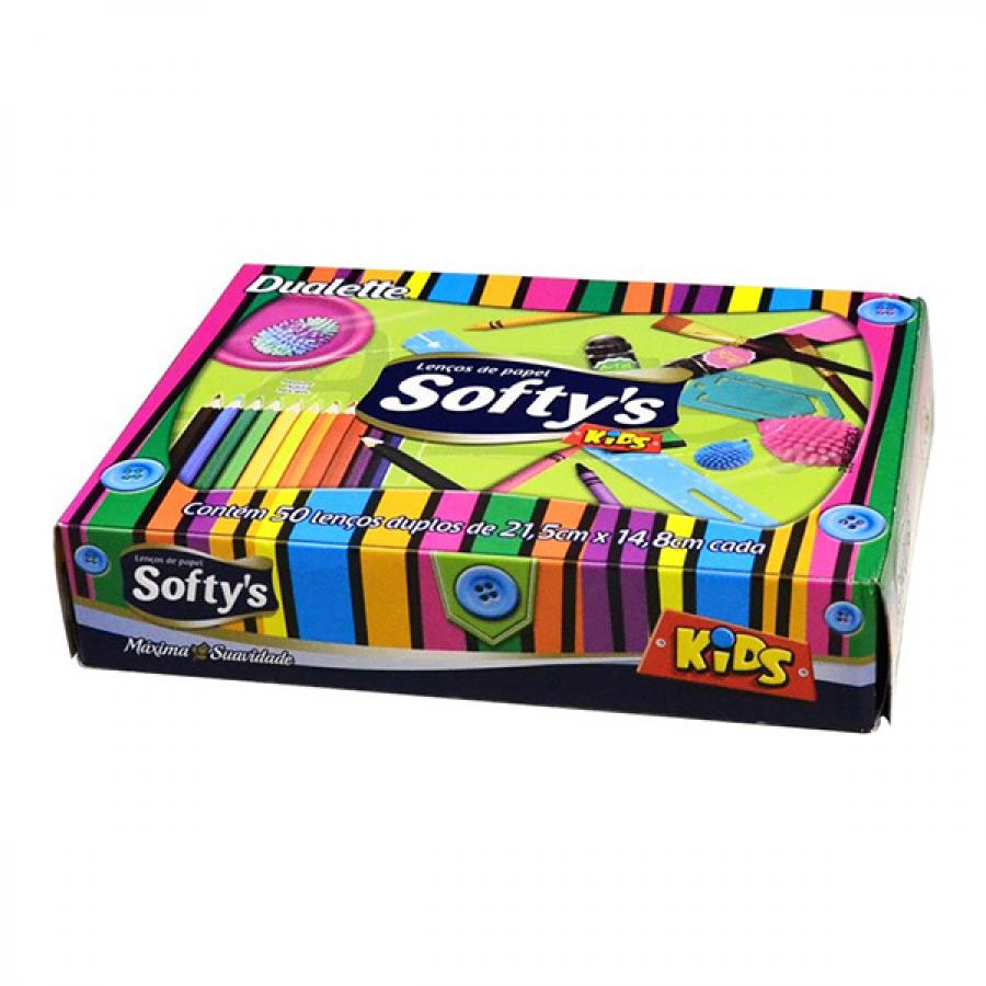 Lencos de Papel Softy's Kids 50 unidades