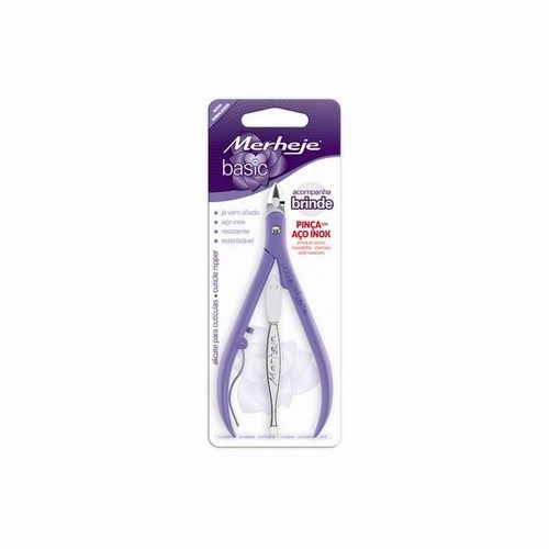 Alicate para Cuticulas Merheje Basic Lilas