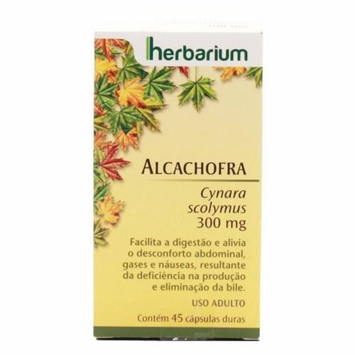 Alcachofra Herbarium - 45 caps - 300mg