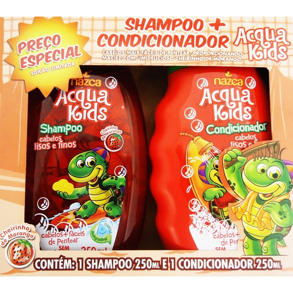 Kit Inf Acqua Kids Lisos Sh+Co