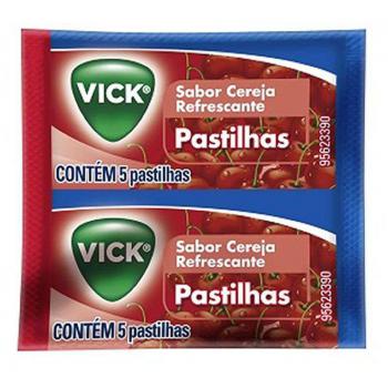 Vick 5 Pastilhas Sabor Cereja