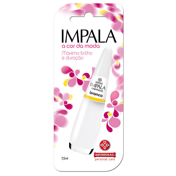 ESMALTE IMPALA CREMOSO BRANCO 7,5ML