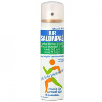 Air Salonpas Spray Hisamitsu 30mg/mL + 38,5mg/mL + 38,5mg/mL + 19mg/mL 80ml