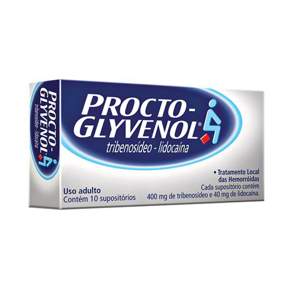 Procto glyvenol com 10 Supositorios