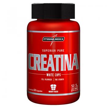 Superior Pure Creatina White 60 Capsulas