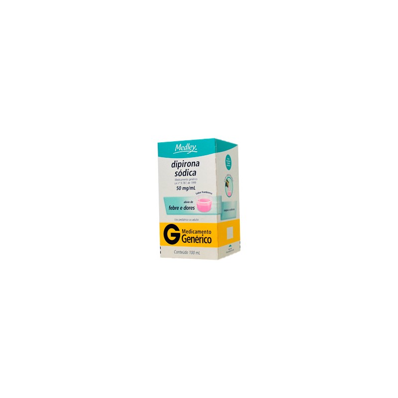 Dipirona Sodica 500mg Gotas 20ml